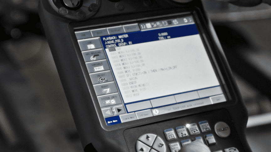 Small object with a screen and buttons