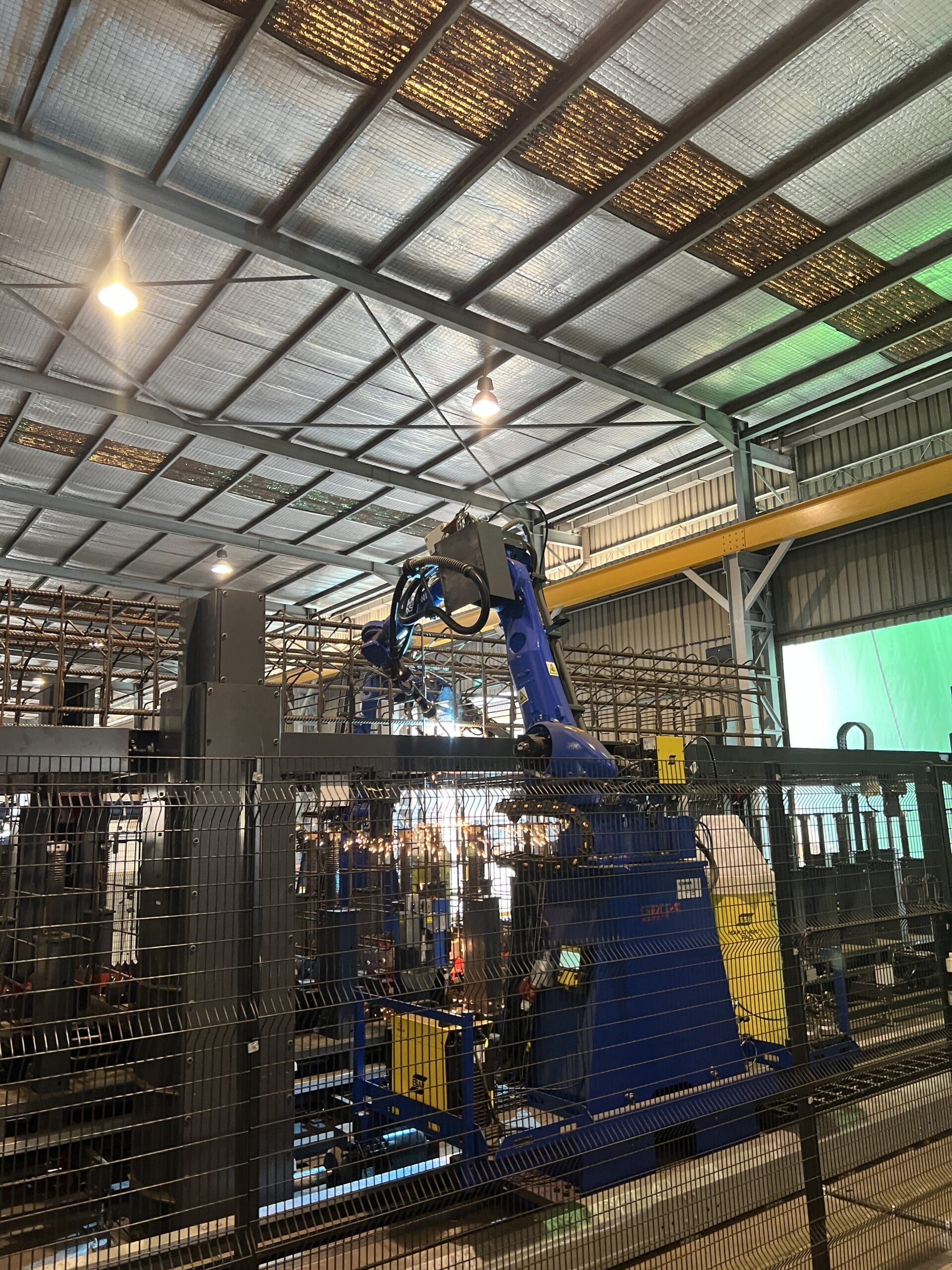 GMT Robtics DWALL ARCAS automatic robotic cage assembly