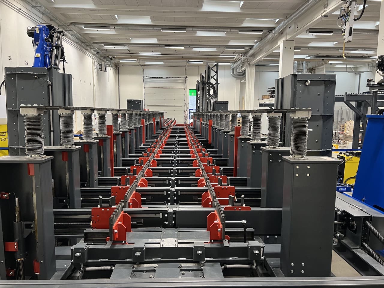 GMT Robotics DWALL ARCAS assembly line