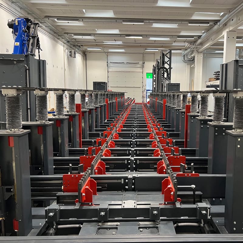 GMT Robotics Dwall Arcas automated rebar cage assembly system