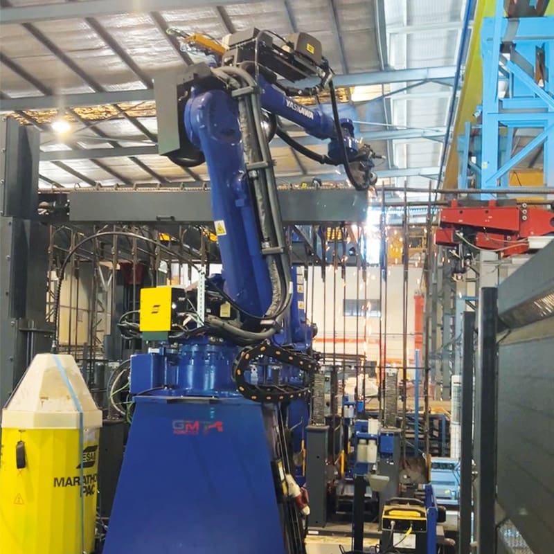 GMT Robotics Dwall Arcas rebar cage automation assembly system