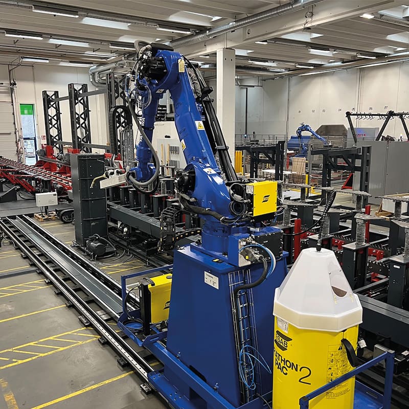 GMT Robotics Dwall Arcas patented robotic system dedsign for rebar fabrication