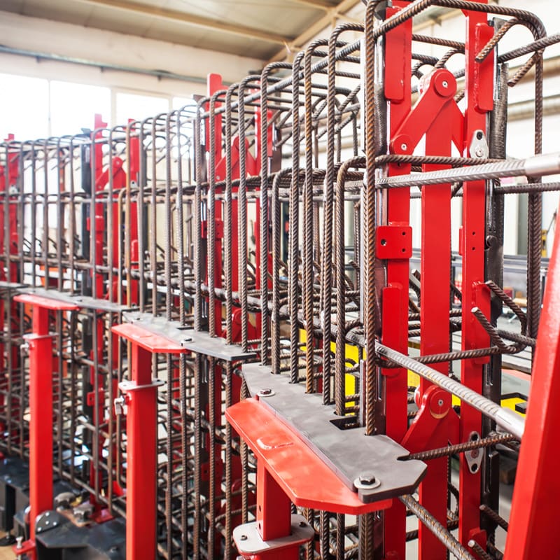 GMT Robotics Mega WeldMate tunnel segment robotic welding solution for rebar cage prefab